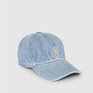 ANINE BING Light Blue Denim Cap